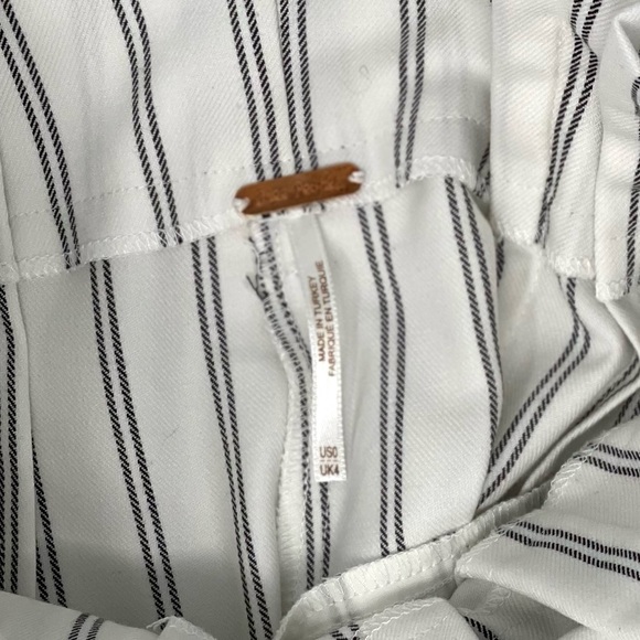 Free People Trousers Sz 0 High Waist Belted - Picture 6 of 7